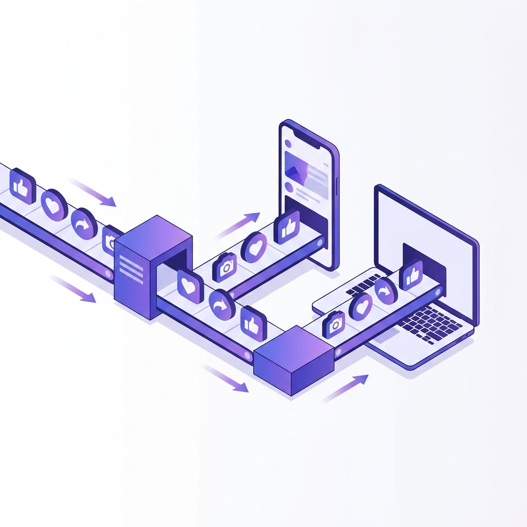 automated social media publishing pipeline (n8n)